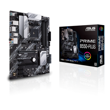 Placă de baza Asus AM4 PRIME B550-PLUS CPU Build in AMD AM4 Socket for 3rd Gen AMD Ryzen™ and 3rd