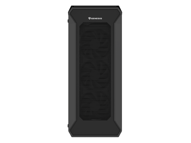 Carcasă GENESIS IRID 505F Mid Tower NEGRU, Tempered Glass
