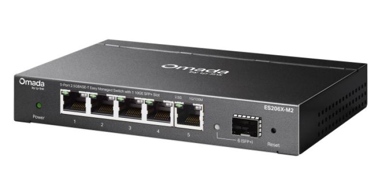 Omada 5-Port 2.5GBASE-T Easy Managed Switch with 1 10GE SFP+ Slot PORT: 5× 2.5G RJ45 Ports，1× 10G TP-Link