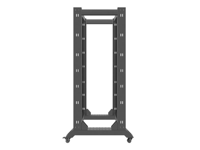 Rack Lanberg deschis 19" 32U, 600x800, negru V2