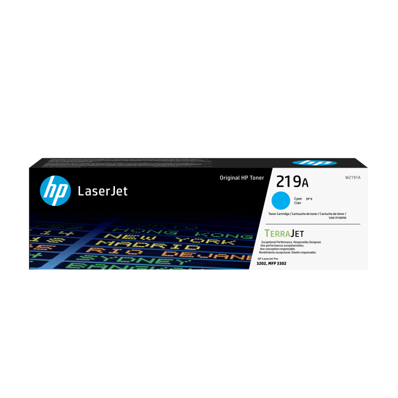 Toner HP W2191A cyan,1.2 k, nr 219A,HP LaserJet Pro 3201,3204, 3288
