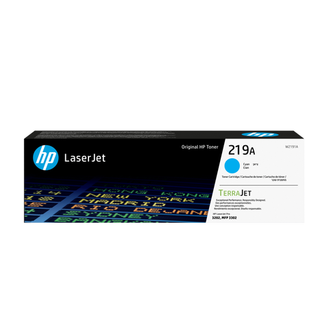Toner HP W2191A cyan,1.2 k, nr 219A,HP LaserJet Pro 3201,3204, 3288