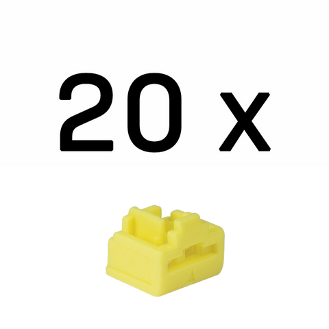 Lindy RJ-45 Port Blockers, 20 bucati, material ABS, Yellow