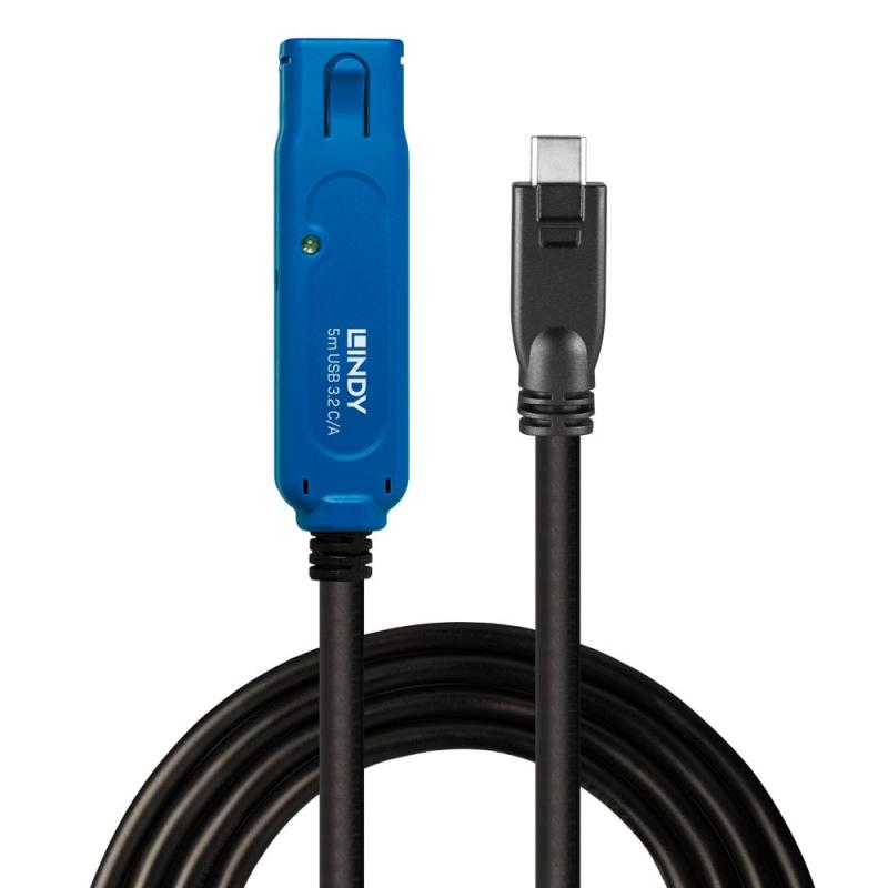 Extensie cablu USB 3.2 5Gbps Lindy, latime de banda suportata 5 Gbps
