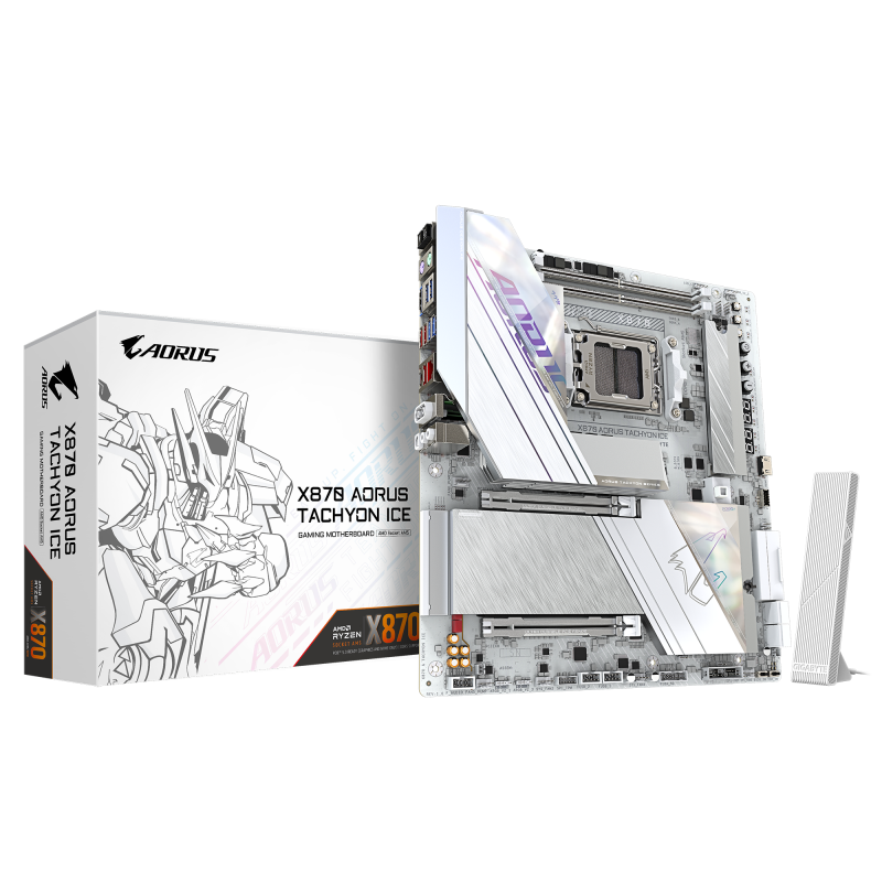 Placă de baza Gigabyte X870 aorus achyon ice AM5, 2X DDR5, 1X USB4