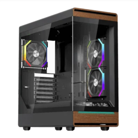 Carcasă 1STPLAYER Gaming WD8-BK, 3 ventilatoare aRGB plus PWM, ATX