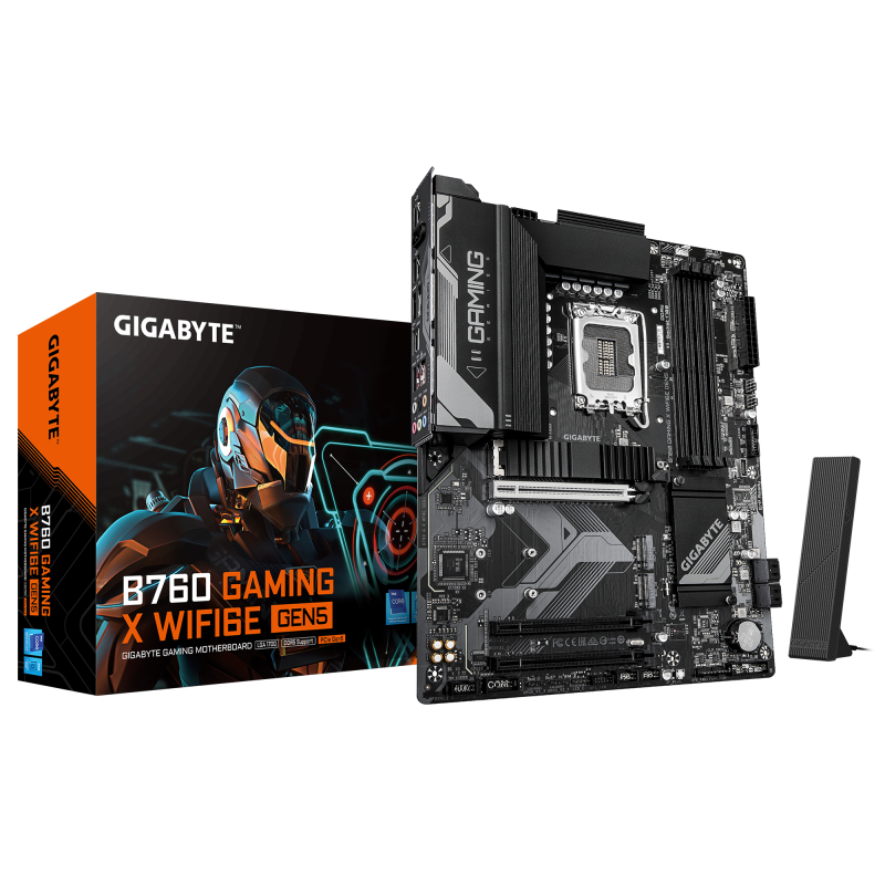 Placă de baza Gigabyte B760 gaming x WIFI6E GEN5 LGA1700, 4X DDR5