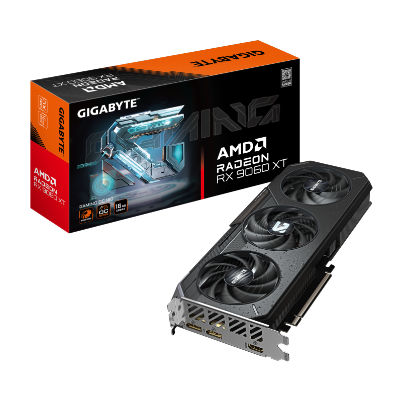 Placă video Gigabyte rx 9060 xt gaming oc 16GB GDDR6, PCIE 5.0