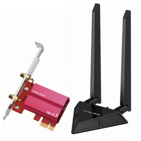 Mercusys BE9300 WiFi 7 Bluetooth 5.4 PCIe Adapte