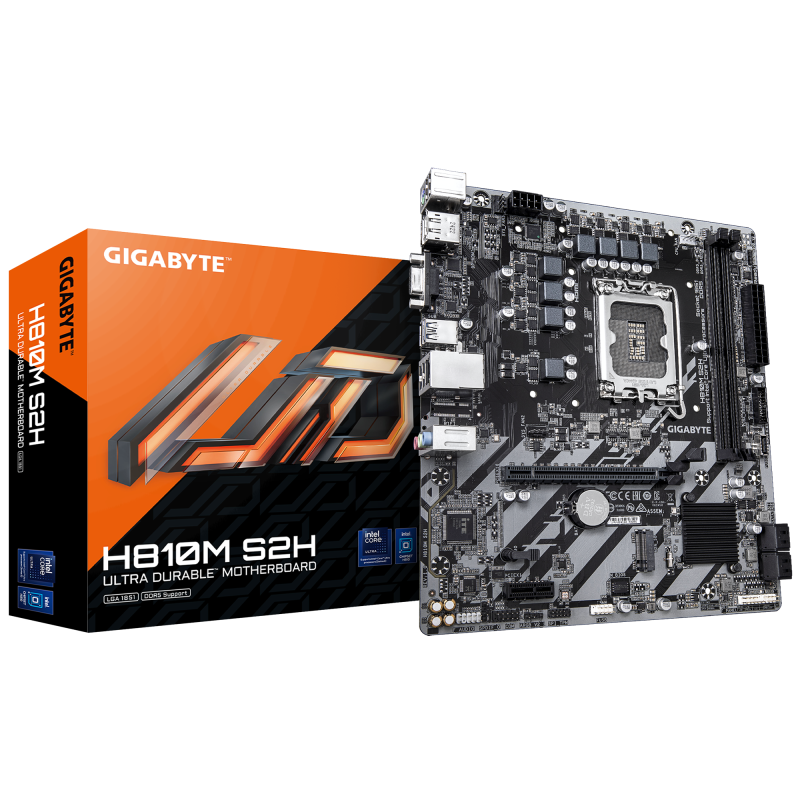 Placă de Baza GIGABYTE H810M S2H LGA1851, 2x DDR5