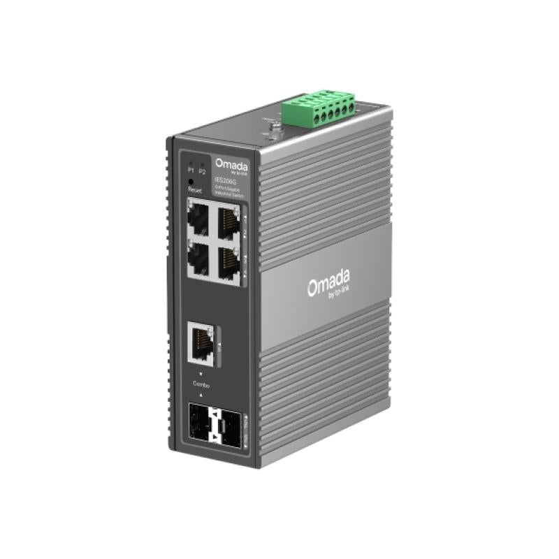 Omada 6-Port Gigabit Industrial Easy Managed Switch 4× Gigabit RJ45 Ports 1× Gigabit RJ45/SFP Combo TP-Link