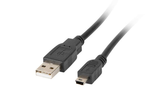 Cablu Lanberg USB Mini(M) USB-A(M) 2.0 1,8 m negru (Canon)