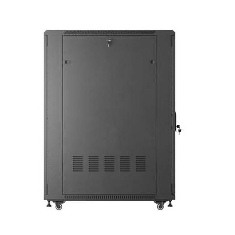 Dulap rack Lanberg 19" perete 27U/600X1000 (FLAT PACK) WITH MESH DOOR