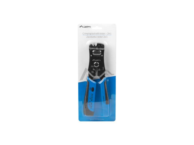 Crimping tool RJ45 RJ11 RJ12 + cable tester Lanberg