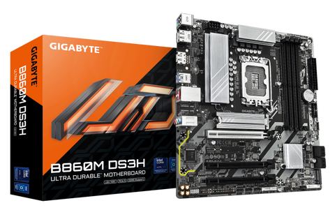 Placă de Baza GIGABYTE B860M DS3H LGA1851, 4x DDR5, 1x HDMI 2x DP