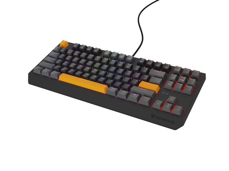 Tastatură gaming mecanica cu fir Genesis Thor 230 TKL, iluminare RGB (NKG-2081)
