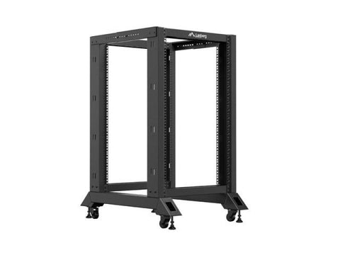 Rack Lanberg deschis 19" 18U, 600x800, negru
