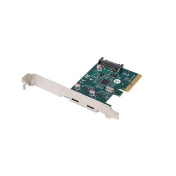 Placă Lanberg PCI Express x1 2X USB-C 3.2 GEN, chipset Asmedia ASM1142