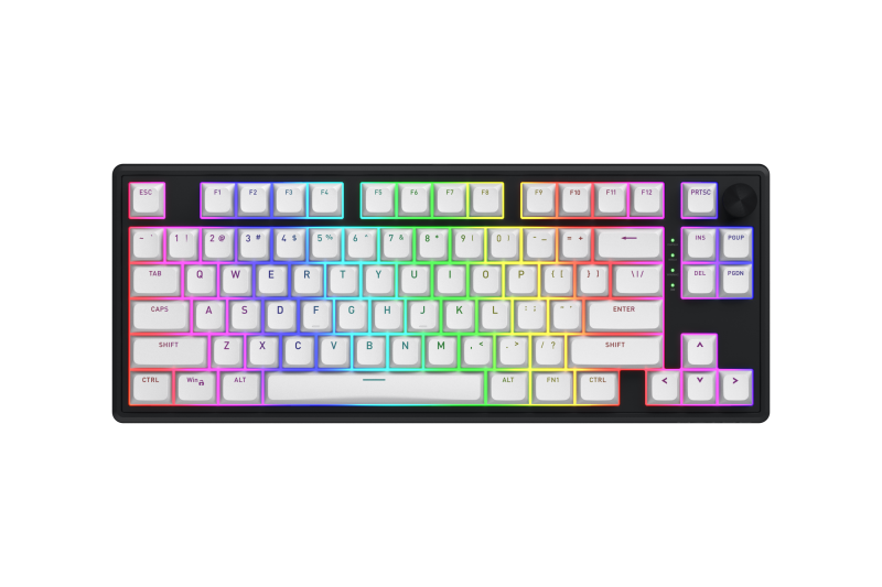 Tastatură wireless Hator Skyfall 80, interfata 2.4GHz, BT5.3, USB