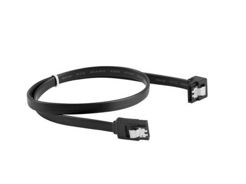 Cablu Lanberg SATA Data III (6 Gb/s) F/F 50 cm, unghiular, cleme metalice