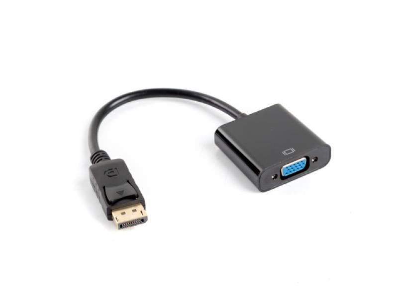 Cablu Lanberg adaptor DisplayPort(M) 1.1 VGA(F) 20 cm negru