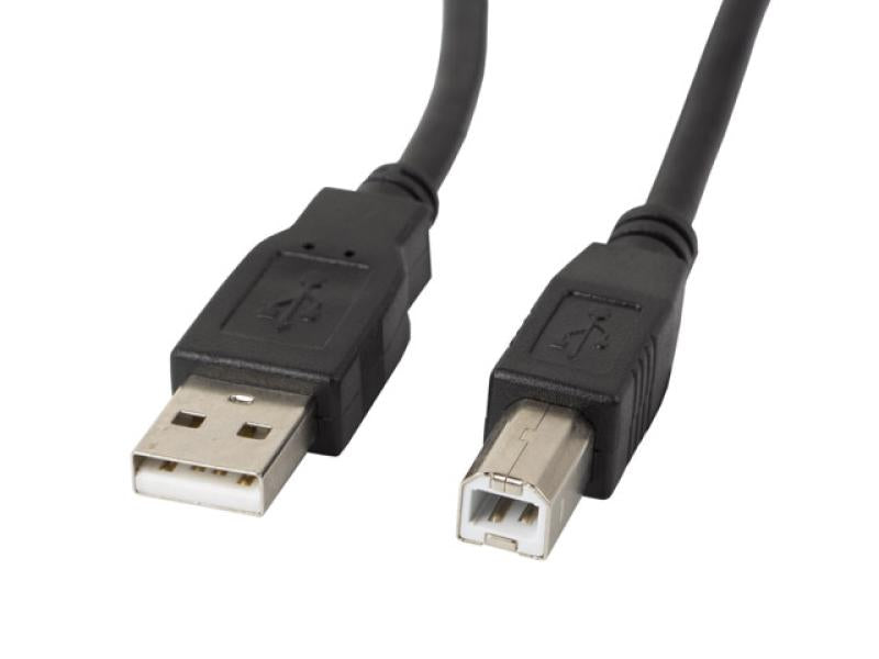 Cablu Lanberg USB-A(M) USB-B(M) 2.0 5 m negru cu ferită