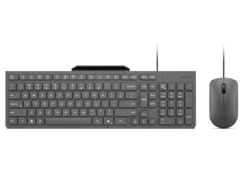 Lenovo 310 USB-A Wired Combo - US Euro: Mouse Sensor: Red Optical