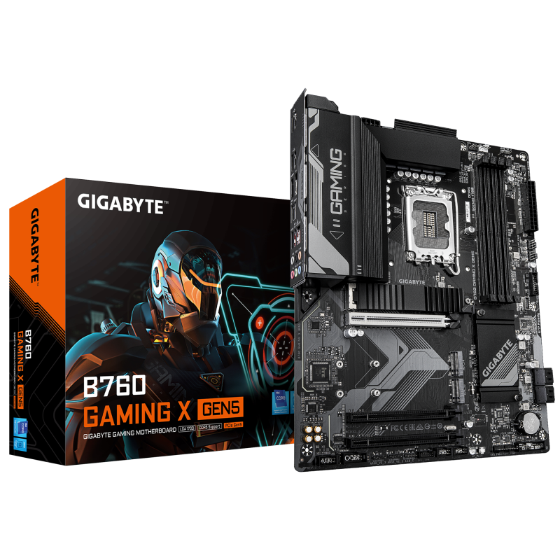 Placă de baza Gigabyte B760 gaming x GEN5, 4X DDR5, 1X DP 1X HDMI