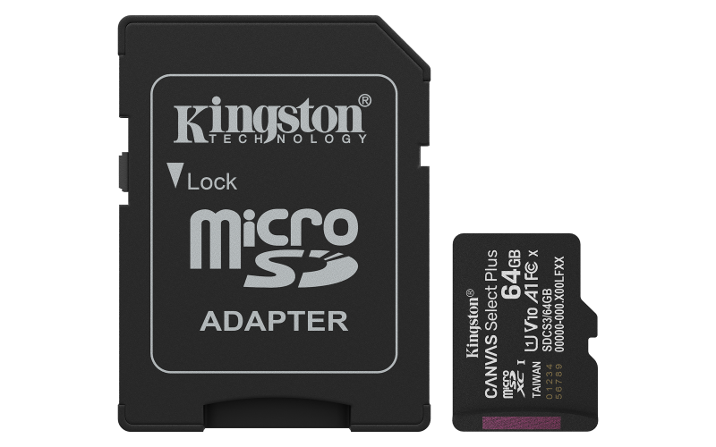 64GB microSDXC Canvas Select Plus Gen3 1