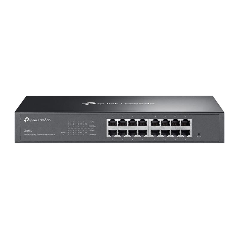 Omada 16-Port Gigabit Easy Managed Switch PORT: 16× Gigabit RJ45 Ports SPEC: 1U 13-inch TP-Link