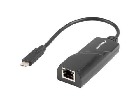 Adaptor Lanberg rețea USB-C 3.1 RJ45 1x RJ45 1 Gb, cu cablu