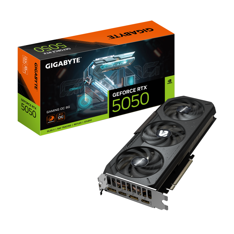 Placă video Gigabyte geforce rtx 5050 gaming oc 8GB GDDR6 128 bit