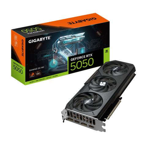 Placă video Gigabyte geforce rtx 5050 gaming oc 8GB GDDR6 128 bit