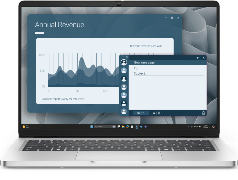 Laptop DELL PRO 14, 14", Non-Touch, FHD+ 1920 x 1200, 60Hz, IPS