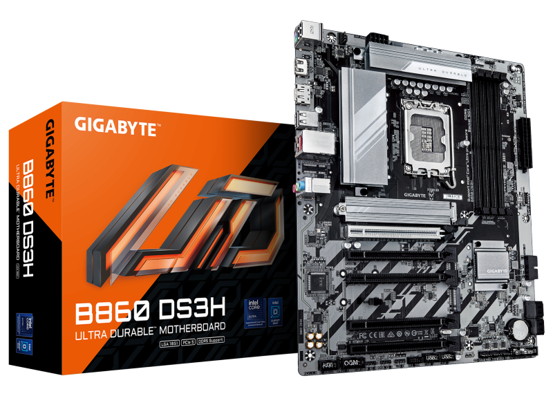 Placă de Baza GIGABYTE B860 DS3H LGA1851, 4x DDR5, 1x HDMI 1x DP