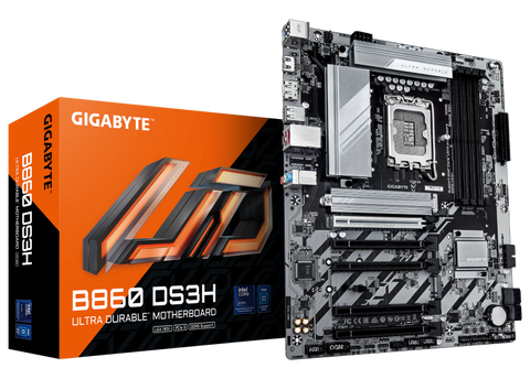 Placă de Baza GIGABYTE B860 DS3H LGA1851, 4x DDR5, 1x HDMI 1x DP