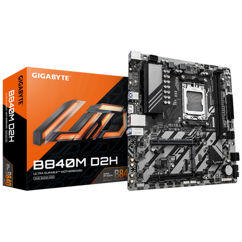 Placă de Baza GIGABYTE B840M D2H AM5, 2x DDR5, 1x HDMI
