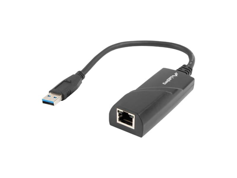 Adaptor Lanberg rețea USB RJ45 USB 3.0, 1x RJ45 1 Gb, cu cablu