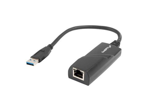 Adaptor Lanberg rețea USB RJ45 USB 3.0, 1x RJ45 1 Gb, cu cablu
