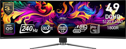 Monitor MSI 49" mpg 491CQPX QD-OLED