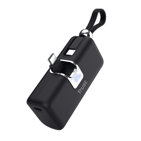 Pocket Powerbank Trust Pacto, capacitate 5000 mAh (TR-26104)