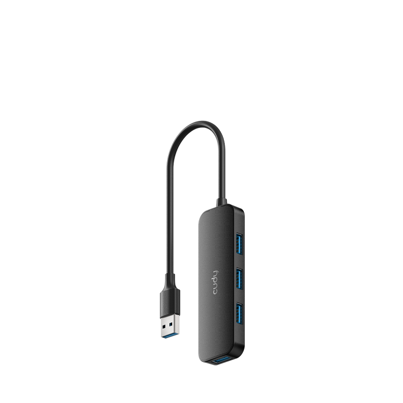 CUDY 4-Port USB-A 3.0 Hub