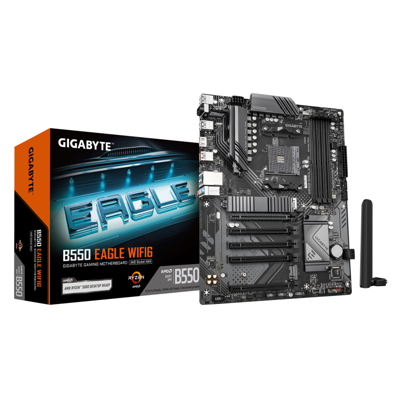 Placă de baza Gigabyte B550 eagle WIFI6 AM4, 4X DDR4, 1X HDMI