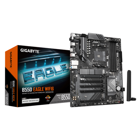 Placă de baza Gigabyte B550 eagle WIFI6 AM4, 4X DDR4, 1X HDMI