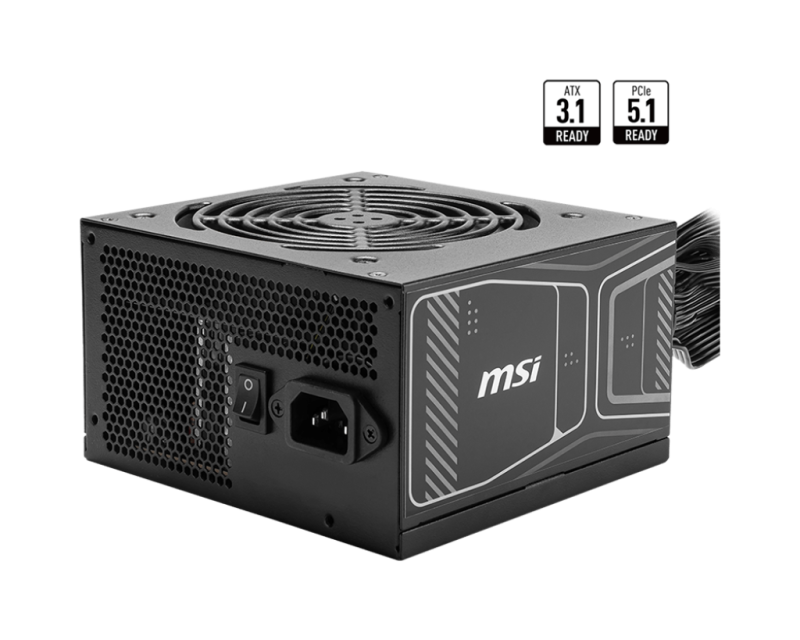 Sursă MSI MAG A750GN PCIE5 750W 80 PLUS GOLD, Active PFC, non modulara
