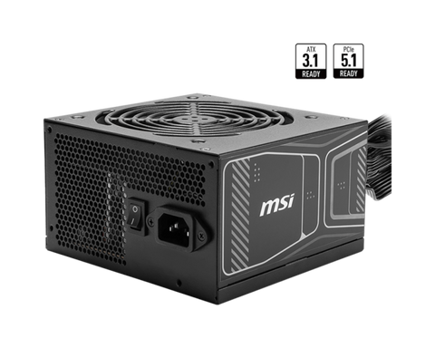 Sursă MSI MAG A750GN PCIE5 750W 80 PLUS GOLD, Active PFC, non modulara
