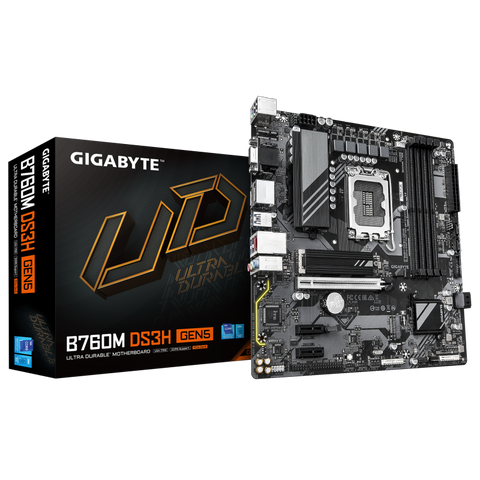 Placă de baza Gigabyte B760M DS3H GEN5 LGA1700, 4X DDR5