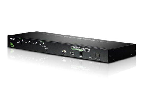 Switch KVM Aten Raft pentru montat echipamente 1U Neg