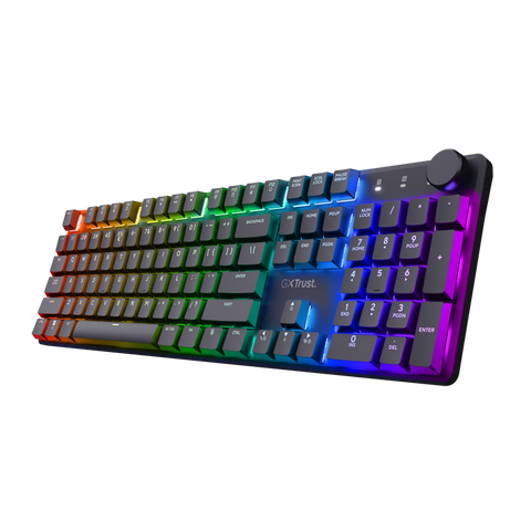 Tastatură gaming mecanica Trust GXT 868 Torix Premium wireless