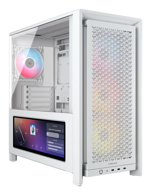 CASE 4000D LCD RS ARGB Premium Mid-Tower White Corsair